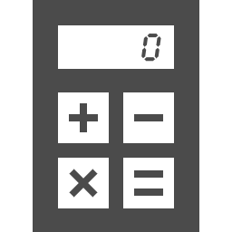 シンプルな電卓アイコン 株式会社 Vrain Solution